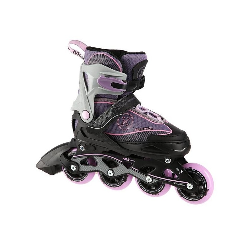 NA11008 GRAY-VIOLET SIZE M (35-38) IN-LINE SKATES NILS EXTREME