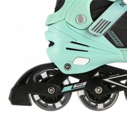NA11230A GREEN LED SIZE L(39-42) IN-LINE SKATES NILS EXTREME