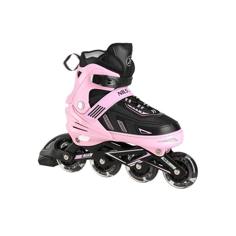 NA11230A PINK LED SIZE L(39-42) IN-LINE SKATES NILS EXTREME