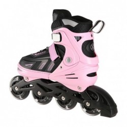 NA11230A PINK LED SIZE L(39-42) IN-LINE SKATES NILS EXTREME