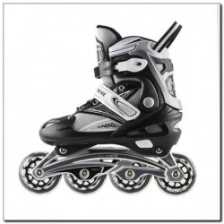 NA0326 A BLACK SIZE S (30-33) ROLLER-INLINE SKATES NILS