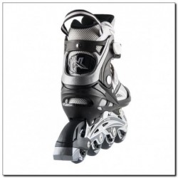 NA0326 A BLACK SIZE S (30-33) ROLLER-INLINE SKATES NILS