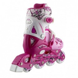 NH0320 A SET 4in1 PINK, SIZE M(35-38) INLINE/ICE-SKATES NILS EXTREME