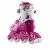 NH0320 A SET 4in1 PINK, SIZE M(35-38) INLINE/ICE-SKATES NILS EXTREME