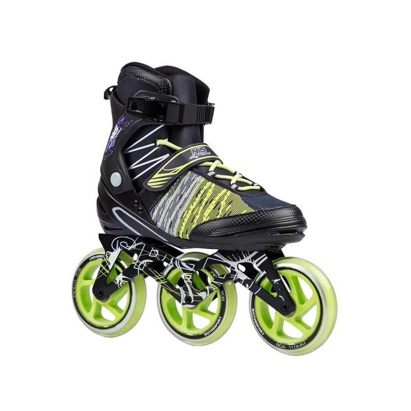 NA1206 BLACK-GREEN SIZE 38 IN-LINE SKATES NILS EXTREME