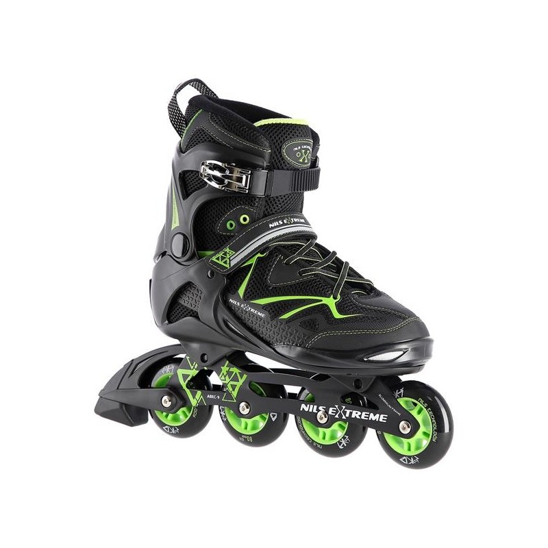 NA9022 BLACK/GREEN SIZE 39 IN-LINE SKATES NILS EXTREME