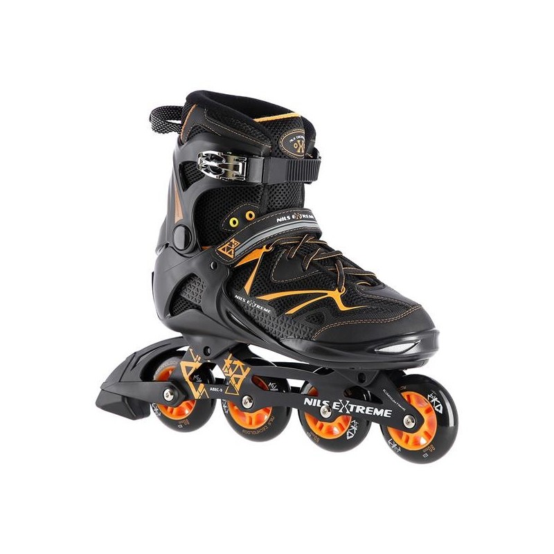 NA9022 BLACK/ORANGE SIZE 41 IN-LINE SKATES NILS EXTREME