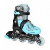 NH0320 A SET 4in1 BLUE LAGOON, SIZE M(35-38) INLINE/ICE-SKATES NILS EXTREME