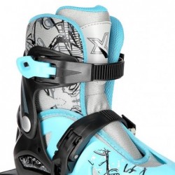 NH0320 A SET 4in1 BLUE LAGOON, SIZE M(35-38) INLINE/ICE-SKATES NILS EXTREME