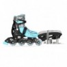 NH0320 A SET 4in1 BLUE LAGOON, SIZE M(35-38) INLINE/ICE-SKATES NILS EXTREME