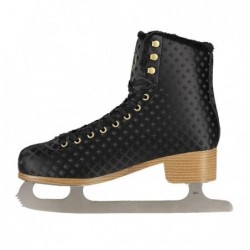 NF14619 S BLACK SIZE. 37 FIGURE ICE SKATES NILS EXTREME