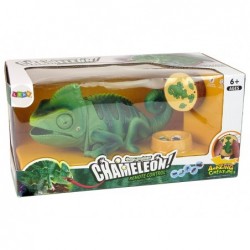 Remote Controlled Chameleon Green Light 28 cm