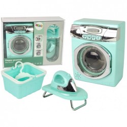 Set Washing Machine Iron and Hangers Mint