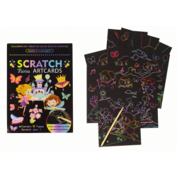 Scratch Coloring Book For Children Fairy