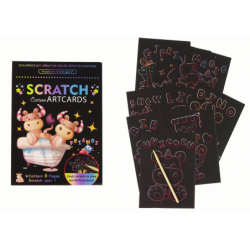 Scratch Coloring Book For Kids Animals