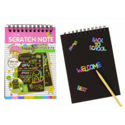 Scratchboard Notes For Kids Pink