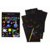 Scratch Coloring Book For Kids Outer Space