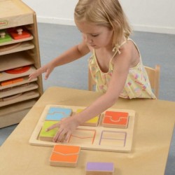 MASTERKIDZ Educational Board Sorter Matching Shapes and Colors
