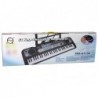 Keyboard with Microphone Musical Instrument Black