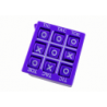 Tic Tac Toe Game 4.5 cm Purple
