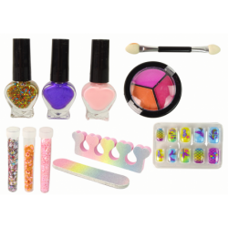 Rainbow Nail Art Makeup Set