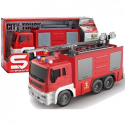 Interactive 1:16 scale Multifunctional Fire Brigade Sprays water from the fire hose
