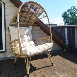 Leisure chair TANJA beige