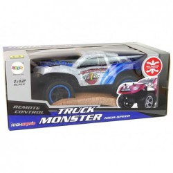 Remote Control Car RC Truck Monster 1:12 White