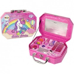 Set for makeup and nail art suitcase