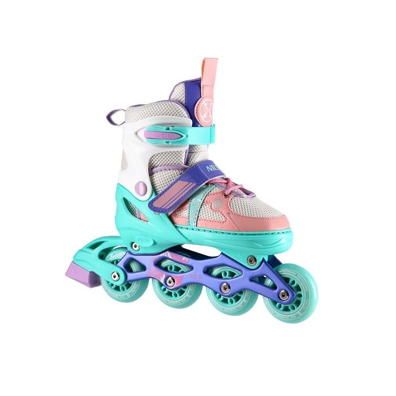 NJ1828A WHITE-MINT SIZE M(35-38) IN-LINE SKATES NILS EXTREME