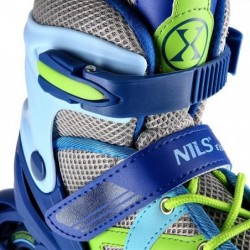 NJ1828A BLUE-GREEN SIZE S(31-34) IN-LINE SKATES NILS EXTREME