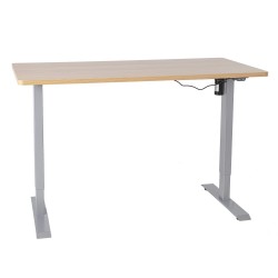 Desk ERGO with 1-motor 140x70cm, maple