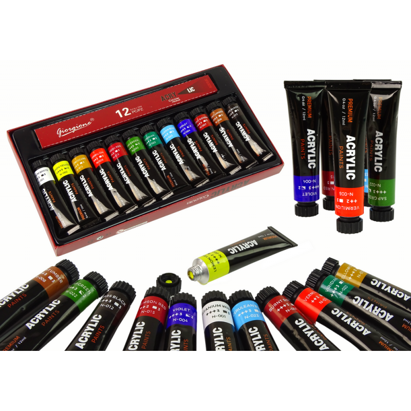 Artist's Paint Set In A Tube Of 12 Colors