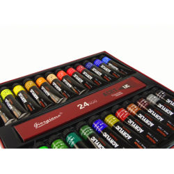 Artist's Paint Kit In A Tube Of 24 Colors