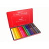 Set of 36 Art Crayons Metal Container