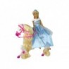 Set Doll Horse Accessories Crown Blue Dress