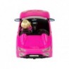 Pink Sports Car Doll Set