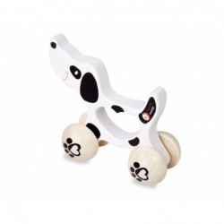 CLASSIC WORLD Wooden Pushing and Pulling Dog for Babies