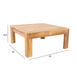 Coffee table FINLAY 65x65xH29,5cm