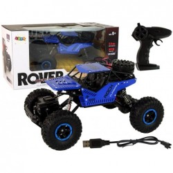 Remote Controlled RC Car 1:16 Black Blue