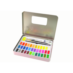 Little Artist's Set of 36 Colors Watercolor Paper