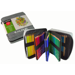 Little Artist's Set, Crayons in a Pencil Case, 132 pcs.
