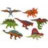 Set of Dinosaur Figurines 12 pieces Colorful
