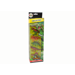 Set of Dinosaur Figurines 6 pieces Colorful