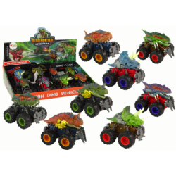 Toy Car Dinosaur Friction Drive Off-Road
