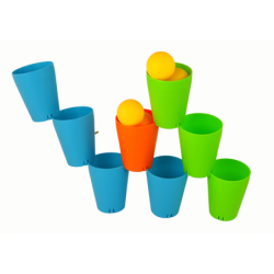 Cups Puzzle Game 3 in 1 44 Pieces