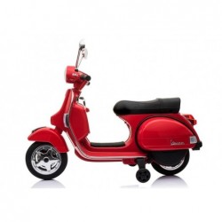 Vespa Scooter Electric Ride On Motorcycle - Red