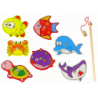 Wooden Fishing Set Colorful Magnet