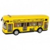 Yellow City Bus With Friction Drive 1:18