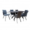 Dining set EDDY-2 table, 6 chairs (10338, 10339)